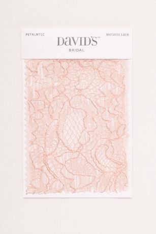 Petal Metallic Fabric Swatch | David's ...